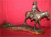 Bronze "Going to the Fire" by Cody Houston