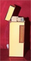 Vintage Dunhill Lighter w/ yellow enamel made