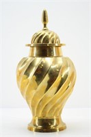 Solid Brass Ginger Jar-Made in India