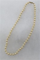 Cultured Pearl 15" Necklace-in JARED Folding Case