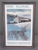 Eric Sloane Signed Poster