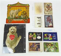 Teddy Bear Postcards & Valentine