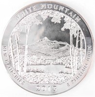 Coin 5 Oz. "White Mountains" New Hampshire 2013"