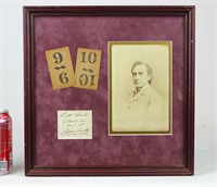 Edwin Booth Cabinet Photograph Lot