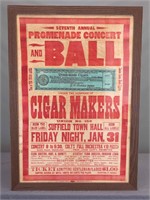 Rare Cigar Makers Broadside