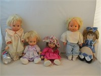 5 poupées de collection