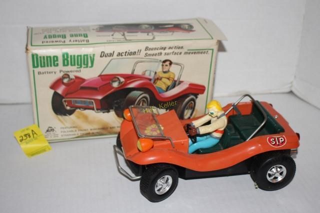 Vintage Spring Power Dunebug Dune Buggy Toy Park Plastics Old Store Stock NOS 