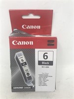 New Canon 6 Black Ink Cartridge