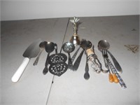Lot of Misc. Servingware and Bell