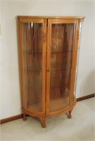Beveled Curio Cabinet 4 Shelves 56"Tall 34"Wide