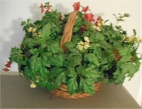 Basket with Greenery Arrangement