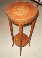 Wood Plant Stand 36"Tall 12"Round Top