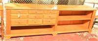 Lot 1379 - Antique pine 9 drawer apothecary