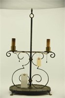 Lot 1370 - Arts & Crafts style wrought iron