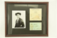Lot 1314 - (2) Framed & matted pictures with