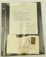Lot 1305 - Interesting letter signed by great