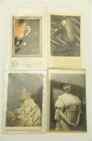 Lot 1293 - (4) Photographs signed by famous