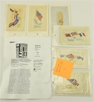 Lot 1241 - (12) World War I era embroidered