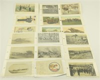 Lot 1242 - (35) Military related postcards: