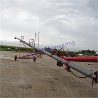 Peck 10X71 auger w/sping hopper
