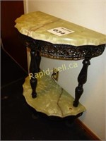 Marble Half Moon Table