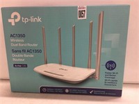 TP LINK AC 1350 WIRELESS DUAL BAND ROUTER