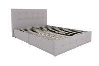 DHP UPHOLSTERED PLATFORM BED W/ UNDERBED