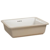 FOREMOST UNDERMOUNT PORCELAIN LAVATORY SINK