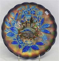 Stippled Peacock at Urn master IC bowl - blue