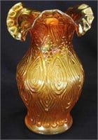 M'burg Mitered Ovals vase - marigold