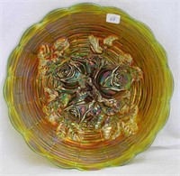 Rose Show 9" plate - green