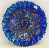 Good Luck PCE bowl w/ribbed back - blue