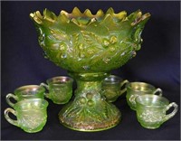 Acorn Burrs 8 pc. punch set - lime green