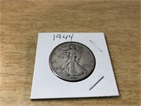 1944 SILVER Walking Liberty Half Dollar in Case