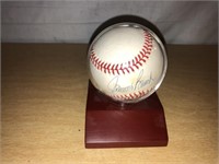 Johnny Bench Autographed Baseball on Official Ball