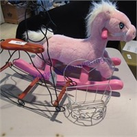 Disney rocking horse/wire horse