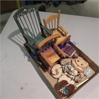 Doll rocking chairs