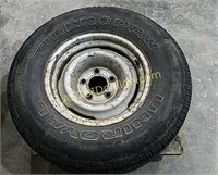 GM 5 lug 15 inch rim with Tire