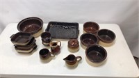 17 PC Stoneware lot