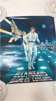 Vintage Buck Rogers Sci-Fi Movie Poster