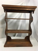 Beautiful wood bookshelf (4232)