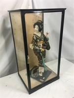 Geisha Doll Nishi Doll glass + case (1142)