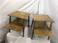 Set of 2 Heywood Wakefield Mid Century Side Tables