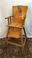 Vintage Hedstrom wooden Hi-Chair