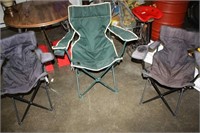 3 Camp Chairs