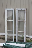 2 Vintage Window Frames
