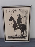 Dated Print of Don Quixote by Picasso
