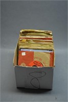 Box of Eighty Two 45 Records