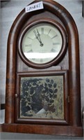 Vintage Mahogany Steeple Mantle Clock