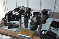 2 Olympus Cameras w/ accessories
